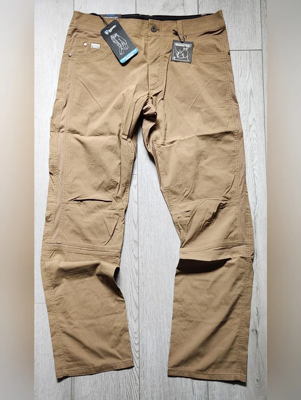 KÜHL Radikl Pants Men 36x34 Dark Khakis Hiking Outdoor Utility NWT